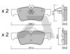 AISIN BPMB-2004 Brake Pad Set, disc brake